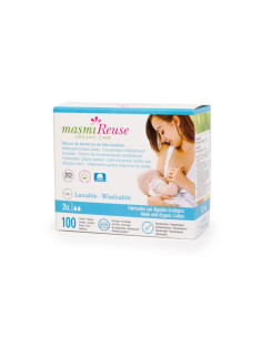Discos de lactancia de tela lavable Bio Masmi
